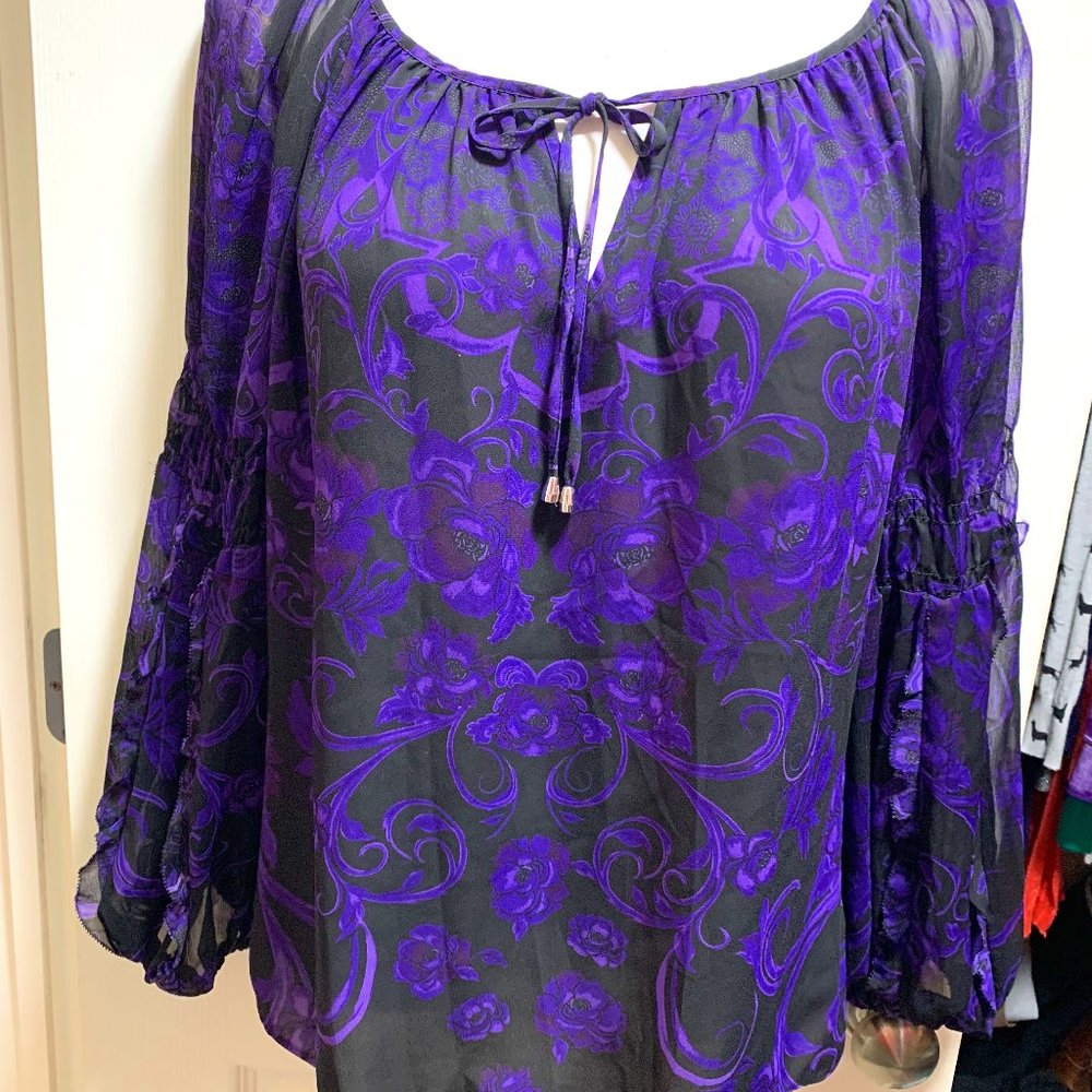 Dressy Pheasant Stle Blouse Size M